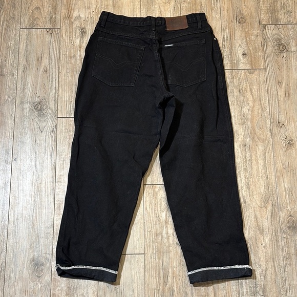 Harley-Davidson Biker Blues Black Denim Jeans Size 16 - Picture 2 of 12